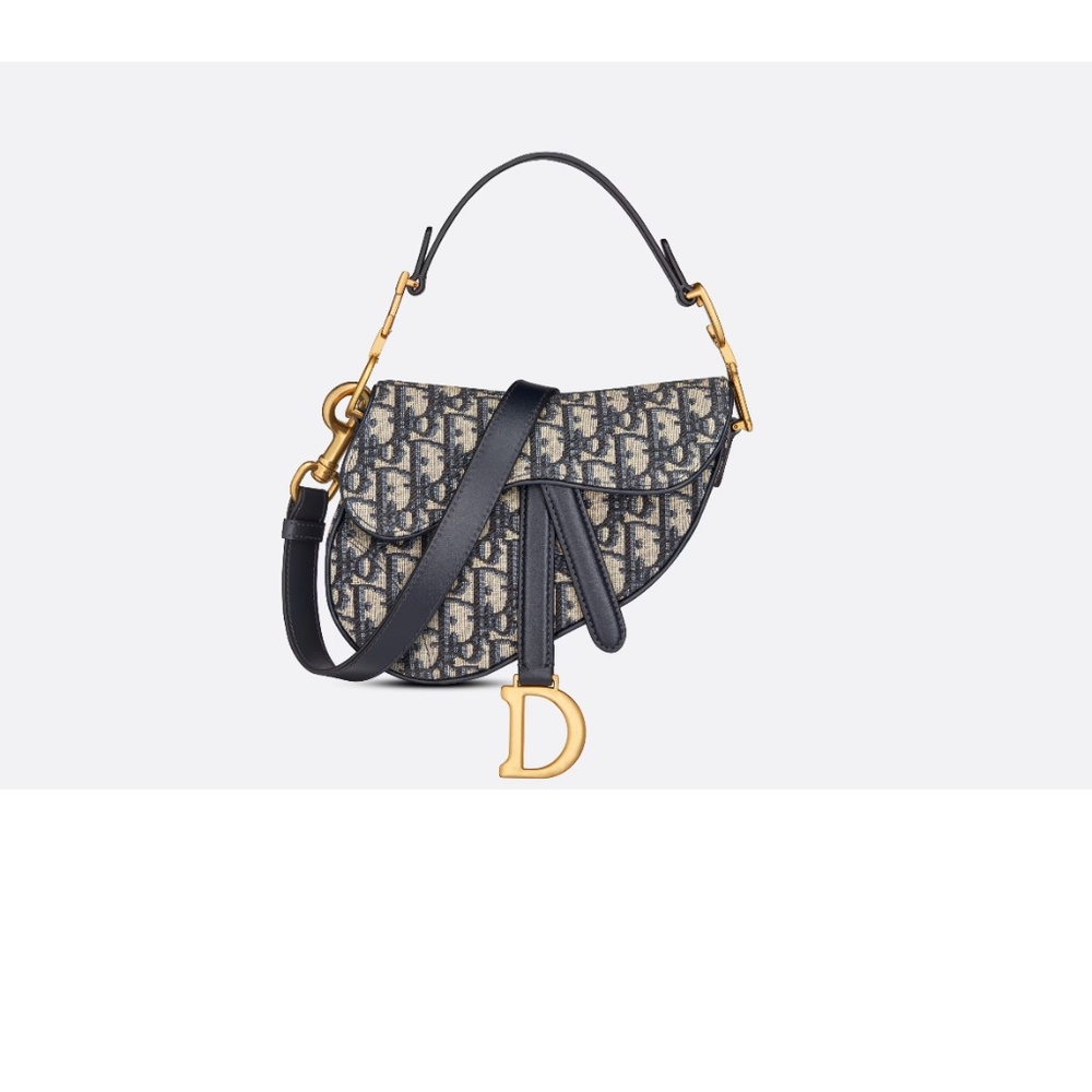 Dior Mini Saddle Bag with box